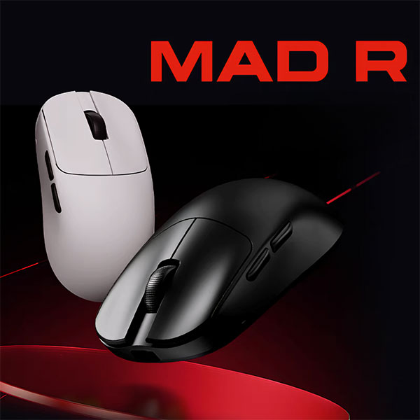 VXE [해외] VXE MAD R/MAD R MAJOR 초경량 36g 42g 무선 게이밍 마우스 PAW3395/3950 8K수신기포함 200mAh 500mAh/무료배송