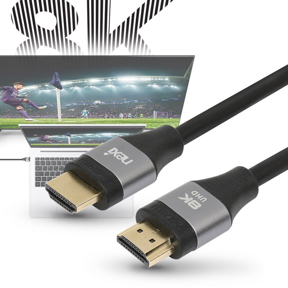 리버네트워크 8K 2.1v HDMI케이블 5M 컴퓨터 모니터 빔프로젝터 영상 음성 선 노트북 선택기 분배기 셀렉터 TV연결