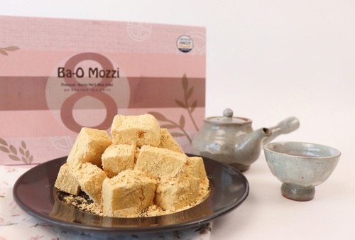 국산 잘라먹는 판 인절미 누드 인절미 2kg  (콩가루 200g포함 )