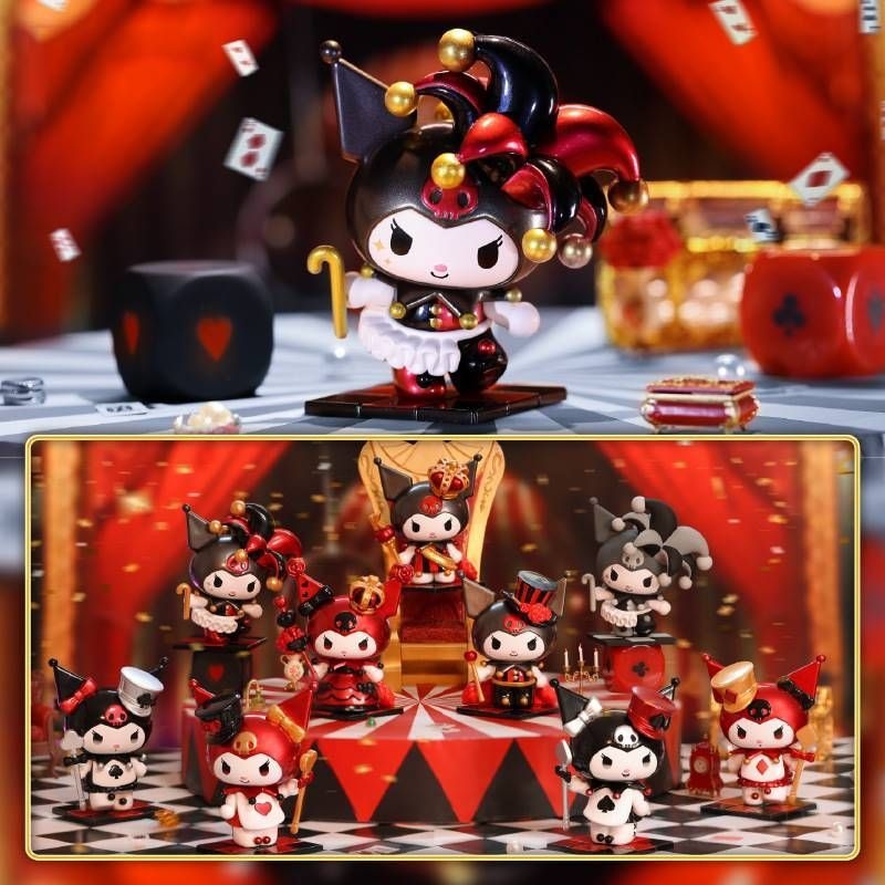 [메이릴리협력사]산리오 쿠로미 포커 킹덤 시리즈 8종세트