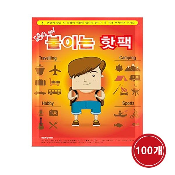 핫한날 바이온 붙이는 핫팩 (48g X 100매)