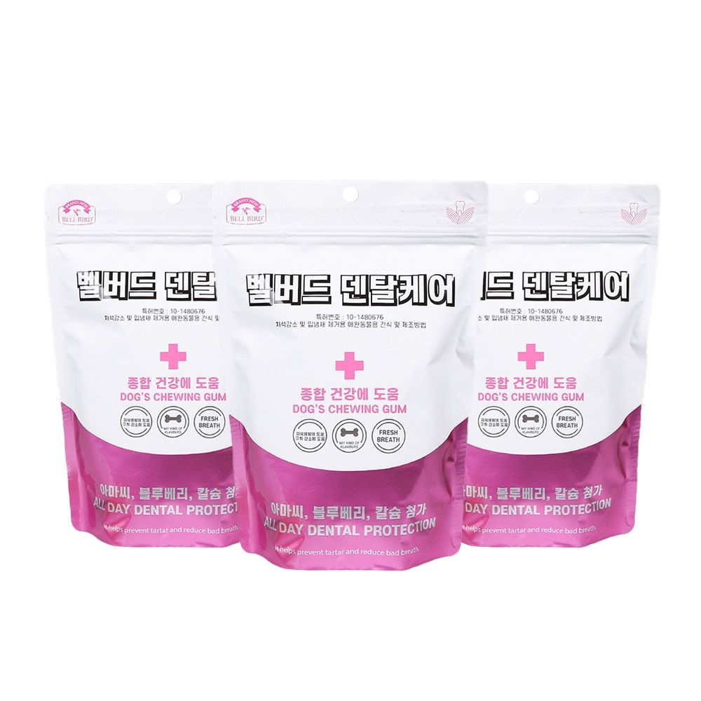 [20%선착순중복쿠폰] 벨버드푸드 덴탈케어 종합건강 100g 3팩