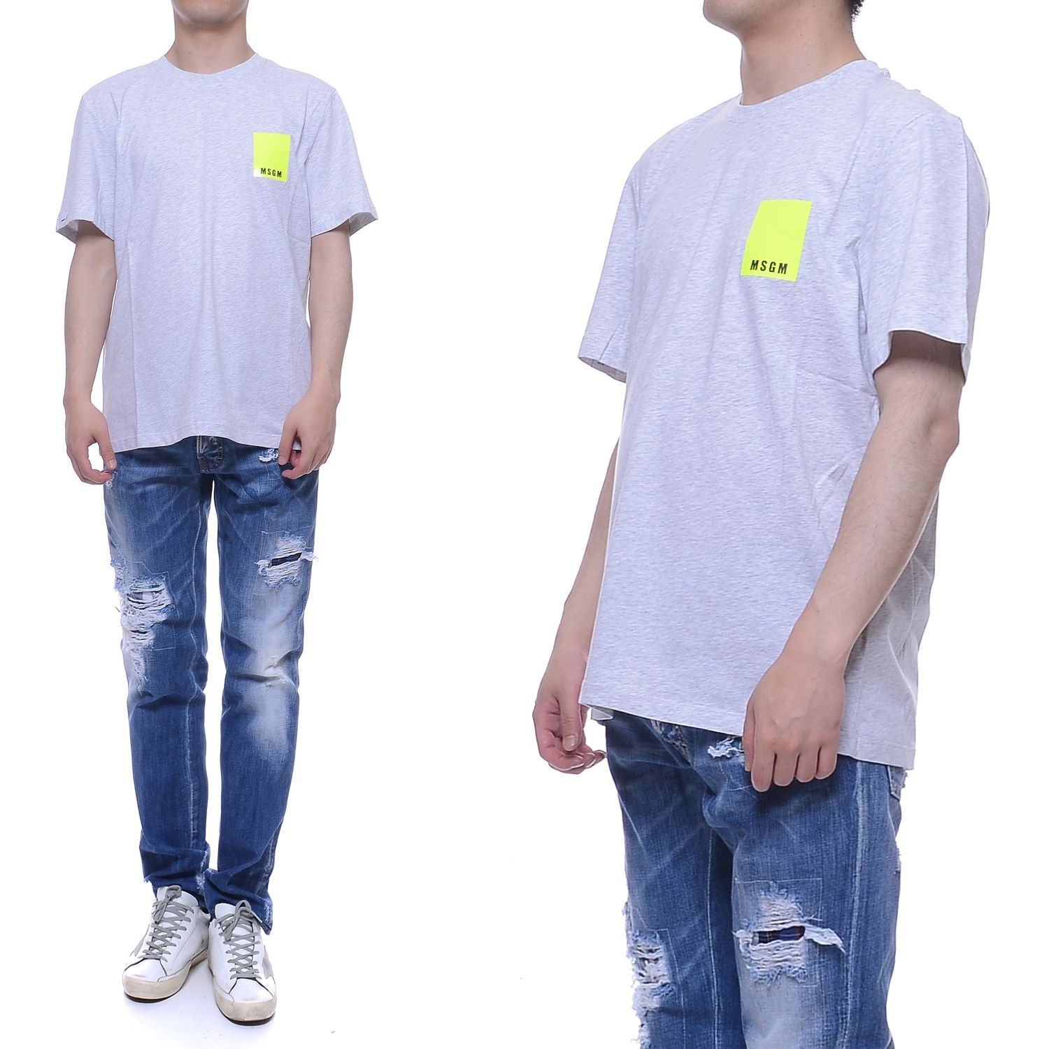 [롯데백화점]  [엠에스지엠] 20SS 남성 네온 반팔티 (2840MM233_207096_94_20S)