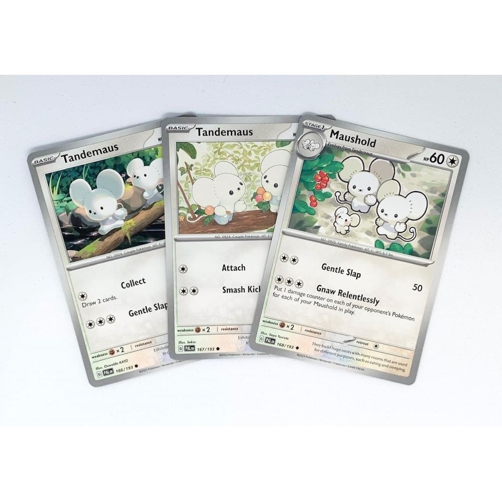 [ポケモン]포켓몬스터 마우스홀드 168/193 - 팔데아 이볼브드 - 포켓몬 에볼루션 세트 - 카드 슬롯 3개 - 스칼렛 & 바이올렛