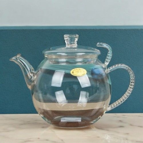 오일장 치카오 스프링거름망 띠손잡이 유리 다관 차주전자 700ml ckb_001AB 티팟