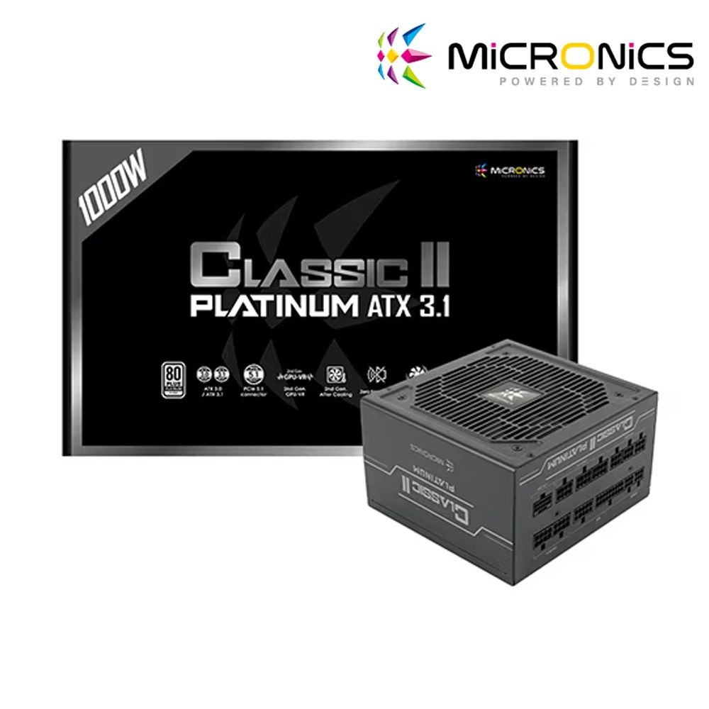 [오늘출발] 마이크로닉스 Classic II 1000W 80PLUS플래티넘 ATX3.1 컴퓨터 PC 파워서플라이