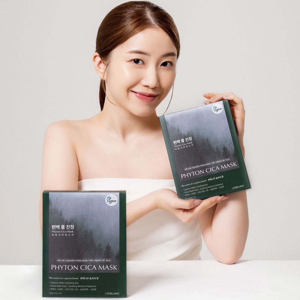 로아블랑 편백 풀 진정 피톤시카 마스크팩(1매/5매)