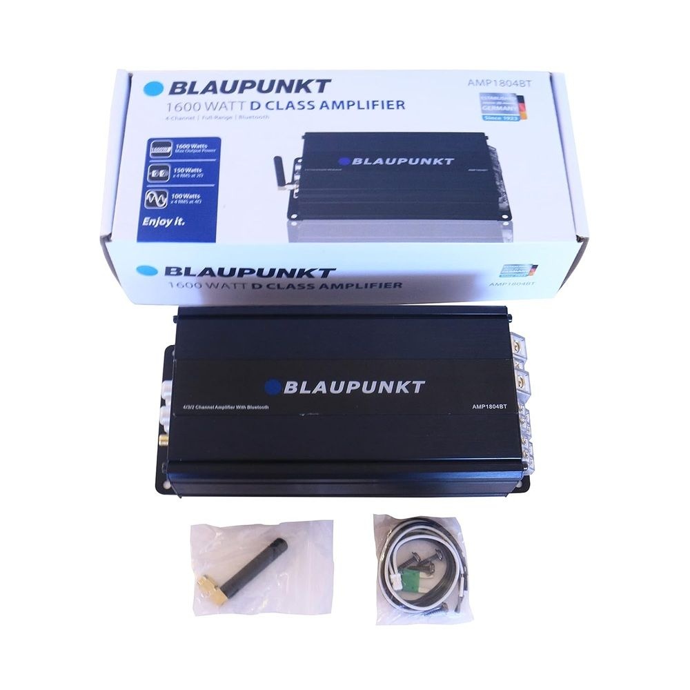 [해외] BLAUPUNKT AMP1804BT 카오디오 4채널 클래스D 앰프 1600W