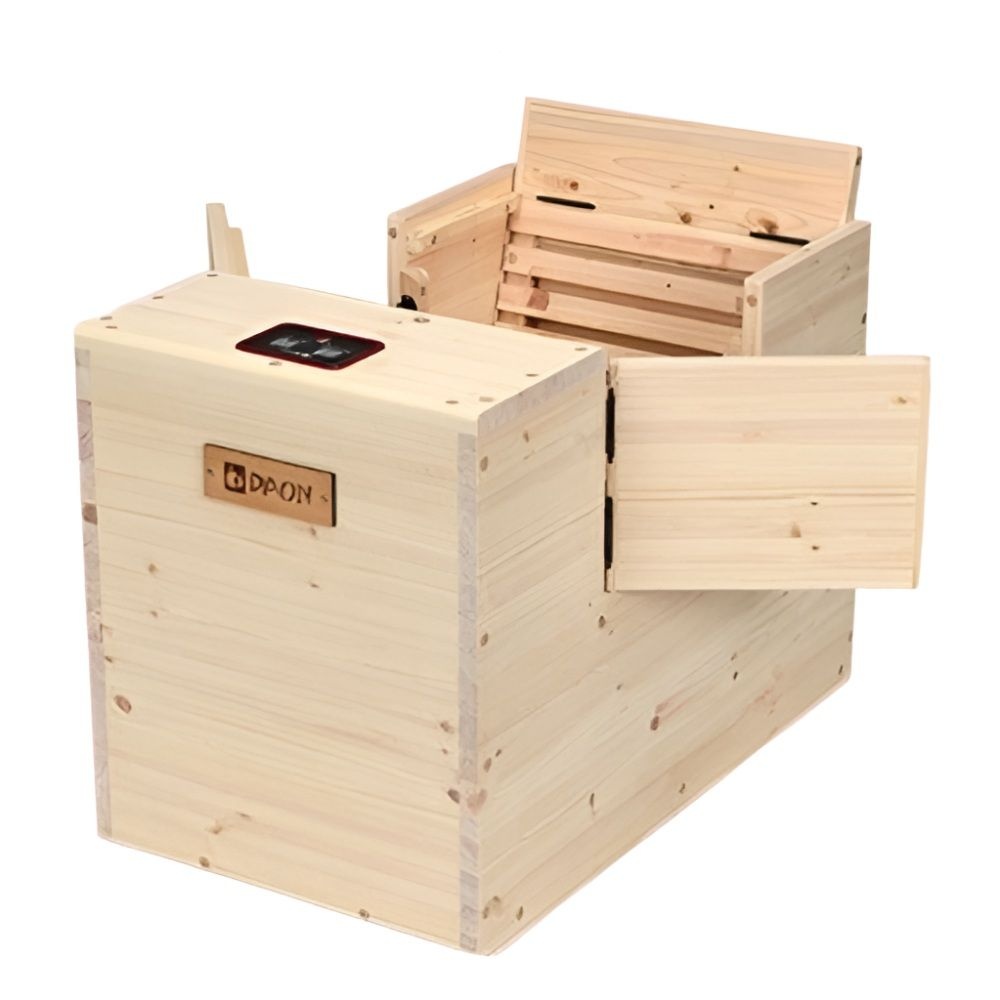 국내생산 편백 반신욕기 양문형 좌식 원적외선 건식 사우나