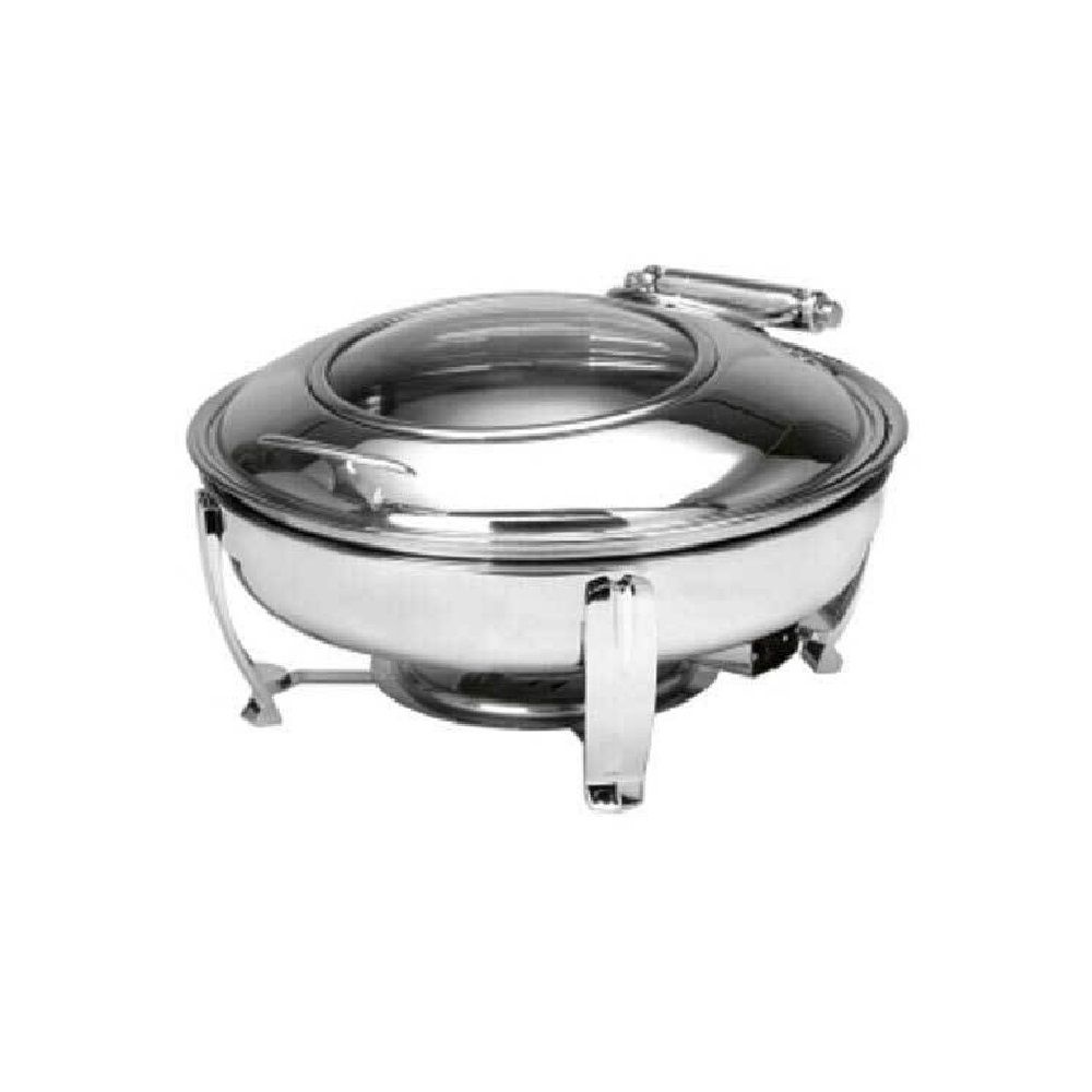 원형 슬로우 다운 챠핑 디쉬 제호 20호 알콜용 금장스탠드 JH-019 보온 기사식당