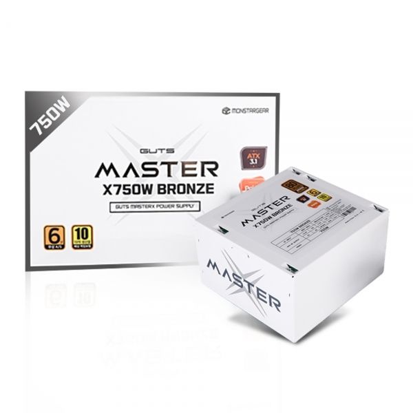 몬스타 가츠 MASTER X X750W 80PLUS브론즈 화이트 ATX3.1
