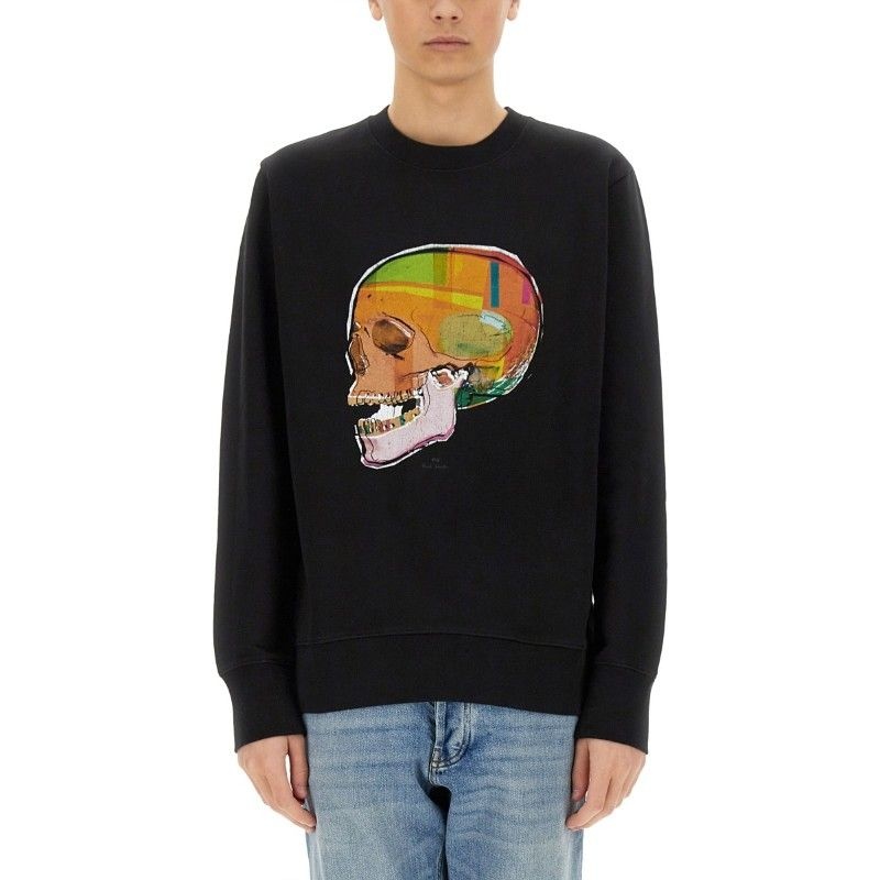 PS BY PAUL SMITH 폴스미스 피에스바이폴스미스 블랙 크루넥 오가닉 코튼 맨투맨 M2R 027R PP5119 79