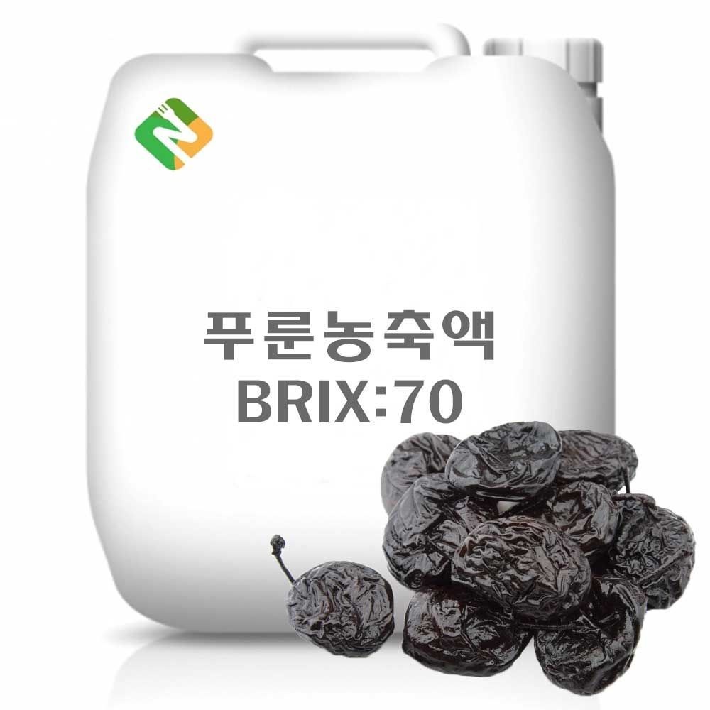 갓생쇼핑]엔트레이드 카페 원료 재료 업소용 기타 액상 대용량 식자재 푸룬농축액 20kg 1개
