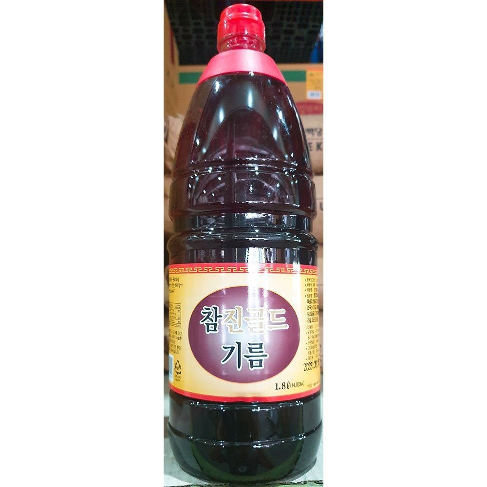 맛사랑 시장 맛있는 방앗간 시골 선물 업소용 고소한 참진 골드 기름 1.8L 10개