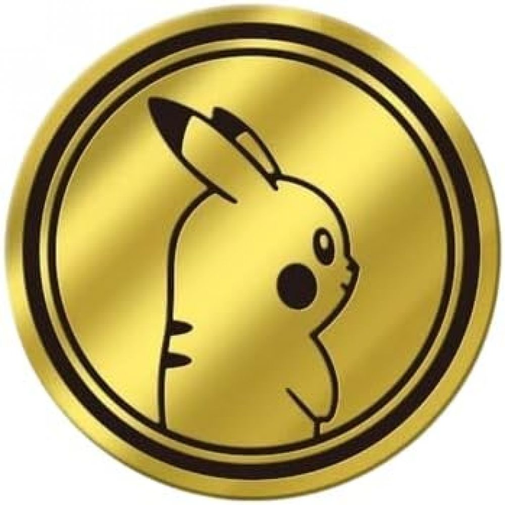 포켓몬 TCG 코인 피카츄 [골드] 대구경 52mm