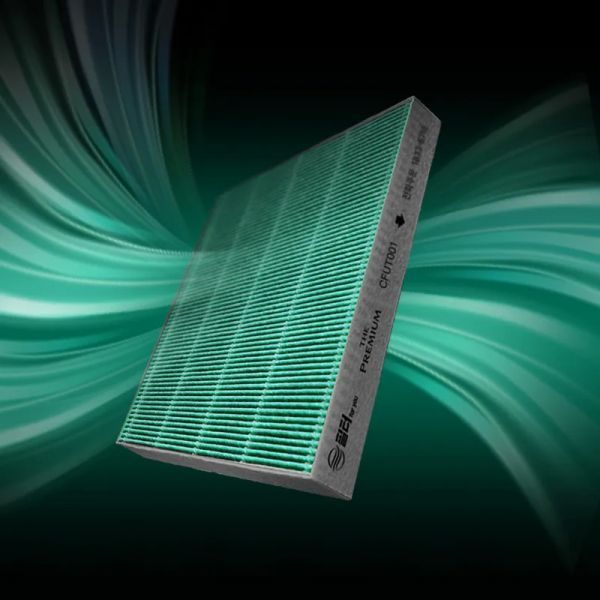 향균 차량용 자동차 에어컨필터 필터포유 프리미엄 에어컨 필터 그린헤파 CFUP015 렉스턴 G4 스포츠 칸