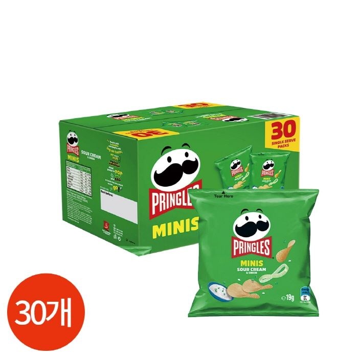 (농심) 프링글스 미니 양파맛  19gx30개