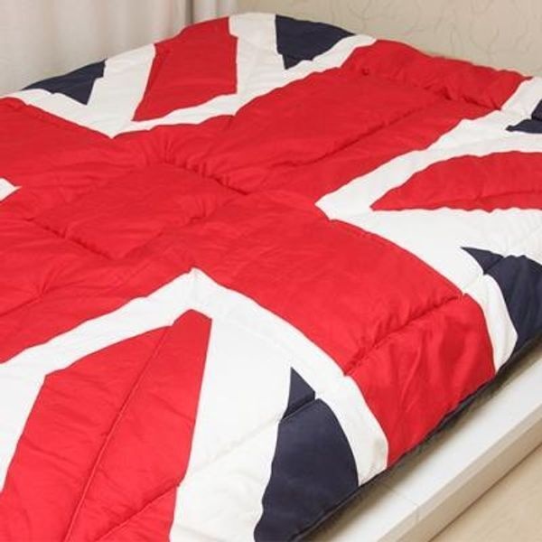 [교보문고] 디자인에버 영국 유니온잭 F/W 차렵이불 (150x200cm)