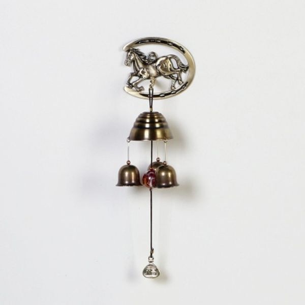 [교보문고] 크레디스 엔틱메탈 경주마 3벨 자석식 문종 도어벨