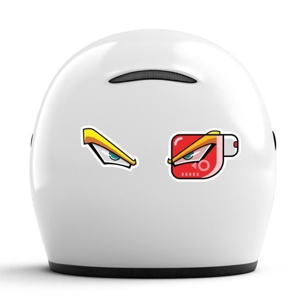 [교보문고] 뭉키데코 고휘도 차량스티커 HES 045 전투력 01