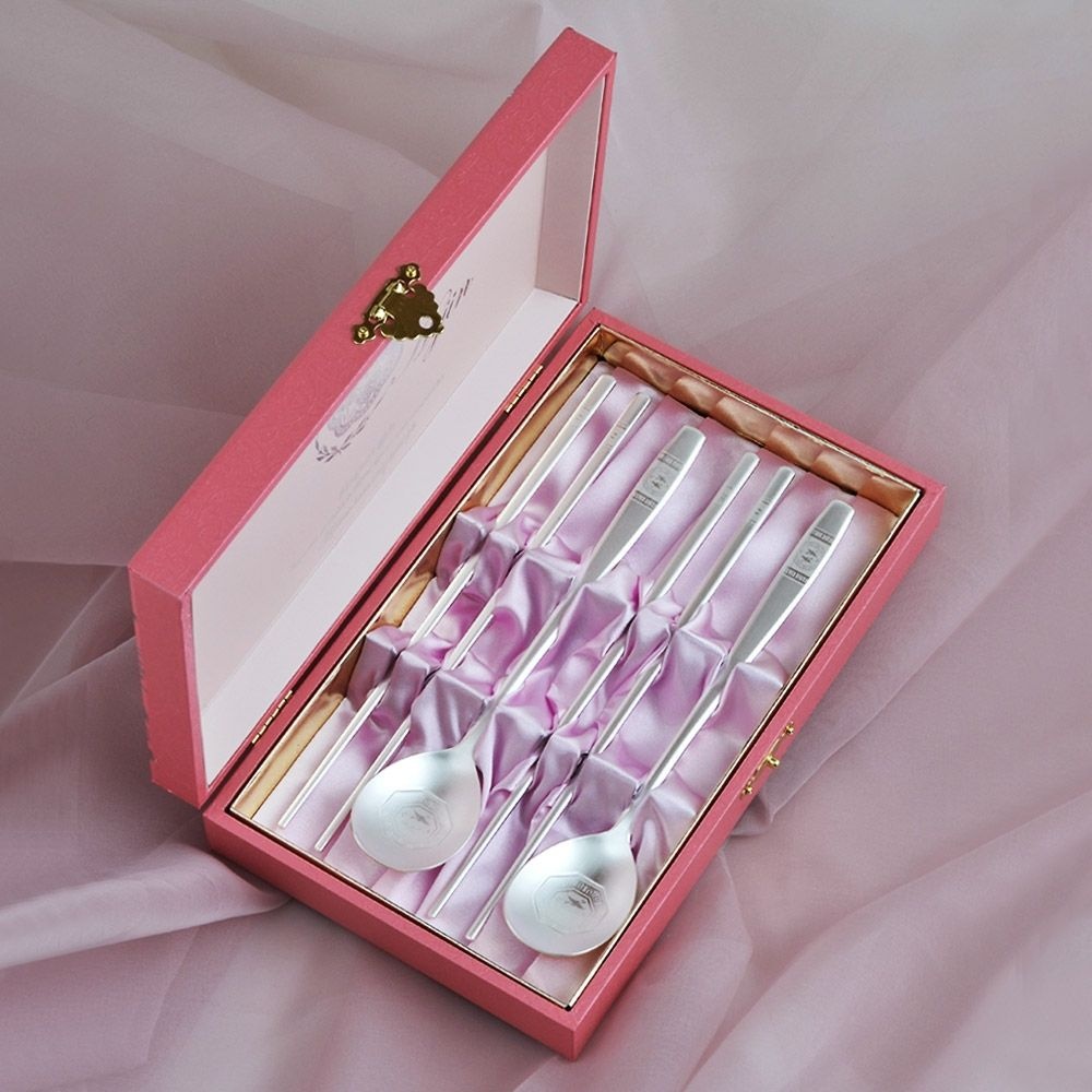 에이치진 (쌍학은수저) 행사기념품 결혼답례품 고급돌잔치답례품 근로자의날직원선물 창립기념일기념품 아파트분양판촉