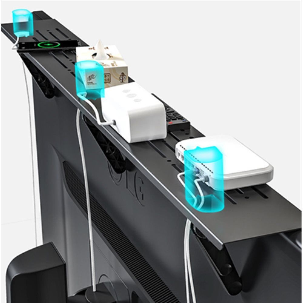 무타공 티비 거치대 90X10CM 셋탑박스 선반 공유기 진열대 받침대 숨기기 사운드바수납