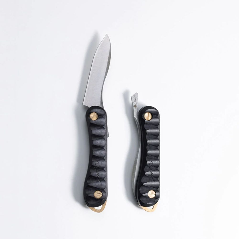 Fedeca 페데카 접이식 요리 폴딩 SOLO 나이프 리플 블랙