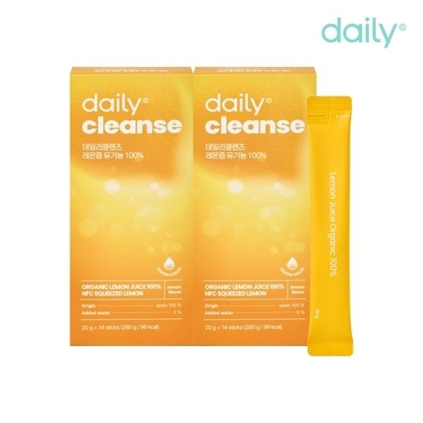 데일리 클렌즈 유기농 레몬즙 100프로 NFC 스페인산 레몬스틱 착즙...