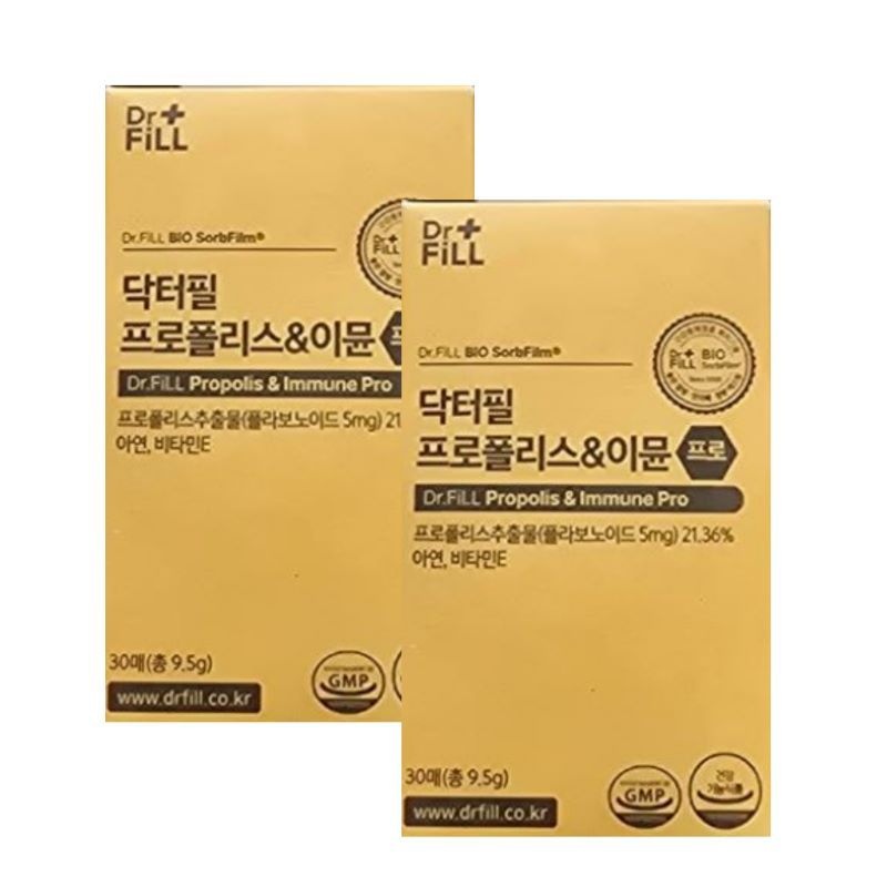 닥터필 프로폴리스 이뮨 프로 필름형 영양제 30매 x 2박스