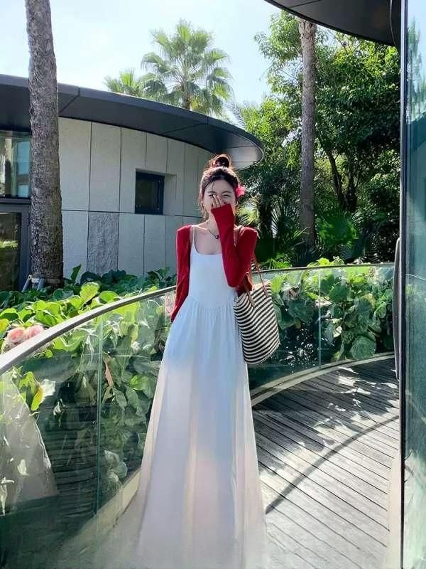 다낭 원피스 호치민 베트남 흰 원피스 임산부 휴양지 발리 여행 싱가포르 여행룩 몰디브