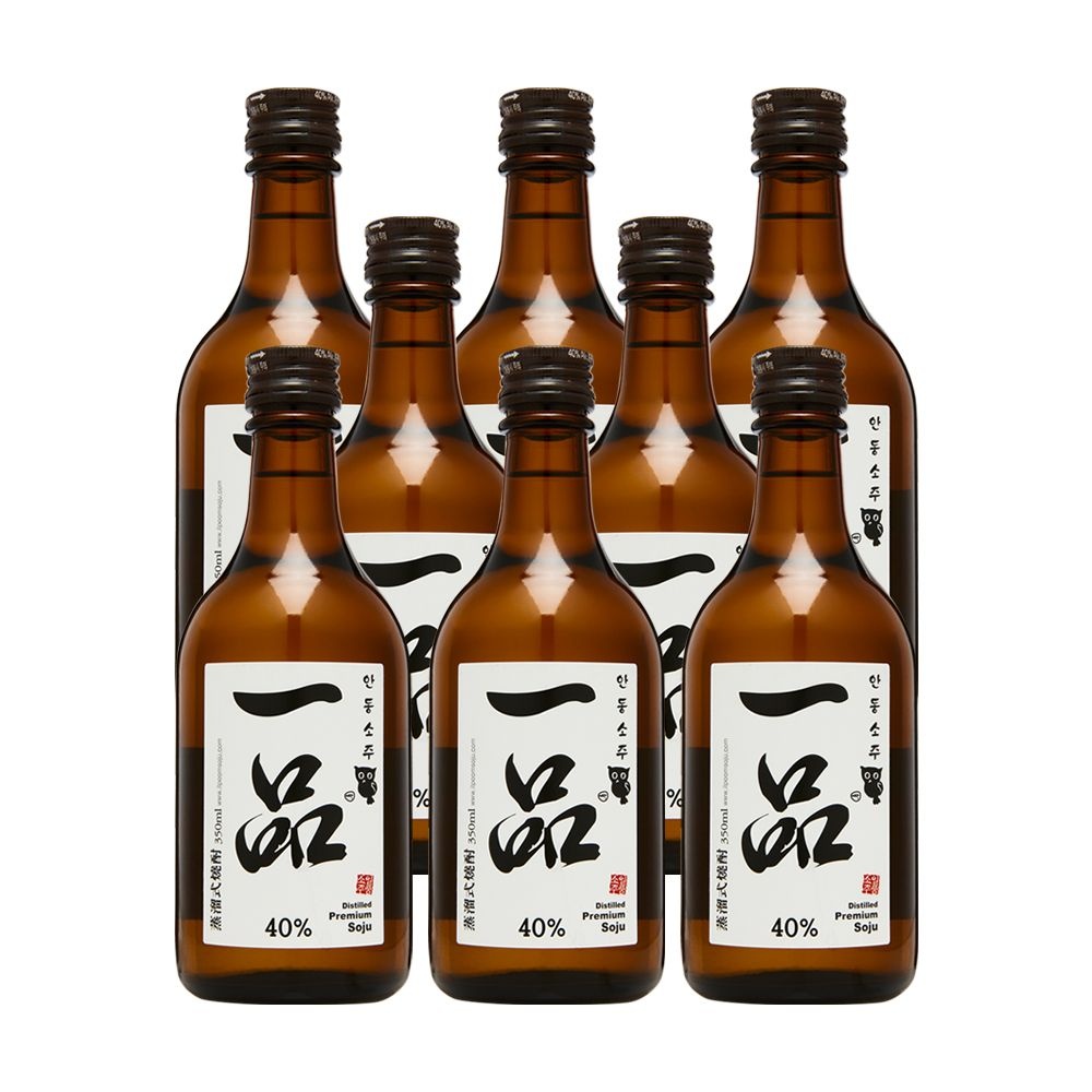 [롯데온]안동소주 일품 40도 350ml 8병 (48,290원/무료)
