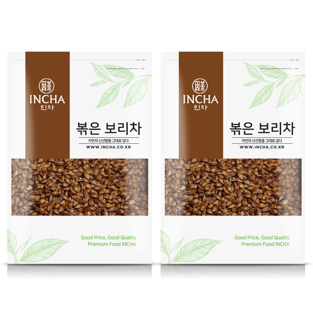 국내산 구수한 볶은 보리 보리차 2kg (1kg x 2팩) 볶음보리 볶은보리차 국산보리차