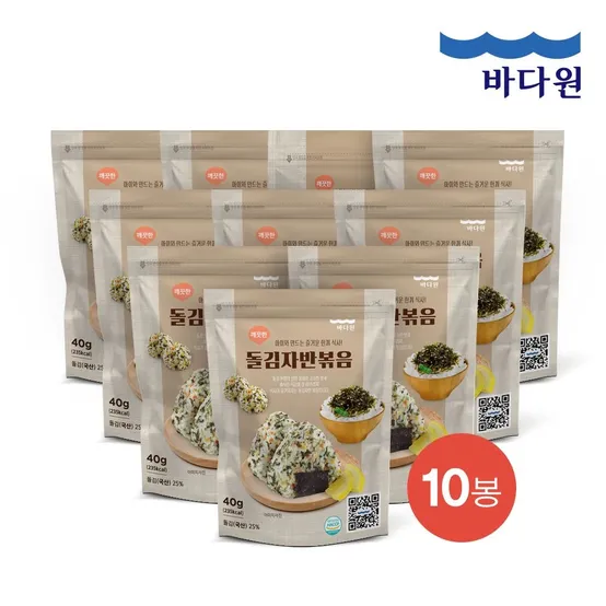 깨끗한 돌김자반볶음 오리지널 40g x 10봉