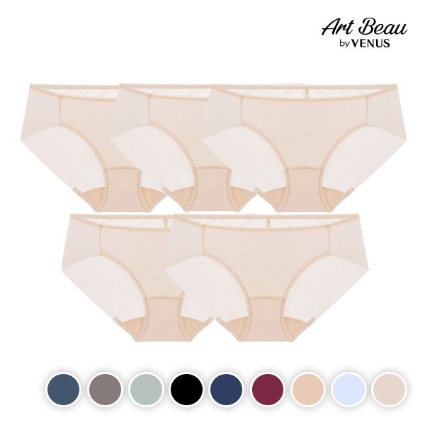 비너스 아르보 [5매입] 오늘엔 라이크림 헴팬티(HSET062)