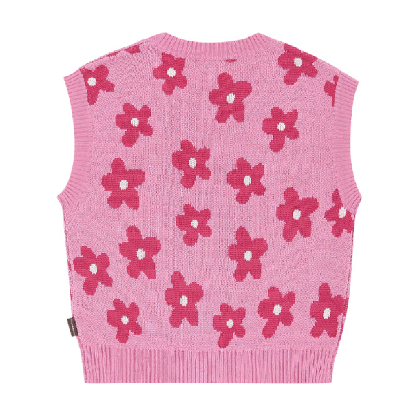 [패션플러스][토토헤로스][행복한백화점][토토헤로스]봄 니트조끼  핑크데이지베스트 HP12292140017
