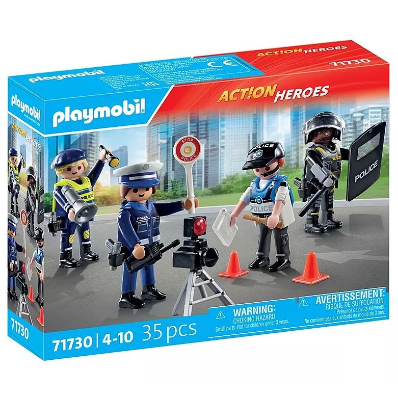 [해외] 플레이모빌 71730 경찰 피규어 세트