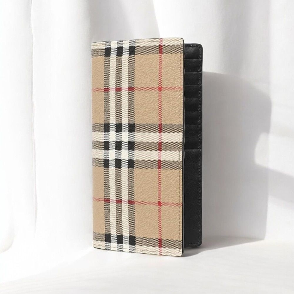 버버리 빈티지 체크 코인 포켓 남성 장지갑 8069819
