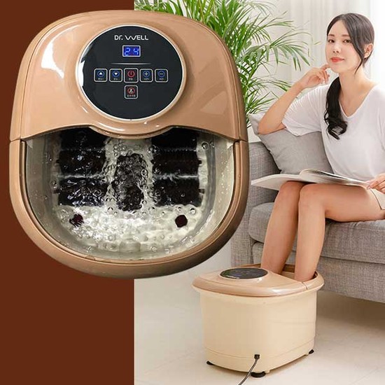 닥터웰 습식 스파 족욕 마사지기 족욕통 발지압 중형 DR-817