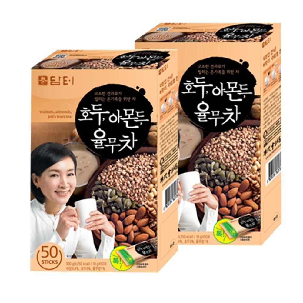 담터 호두아몬드율무차 50Tx2개