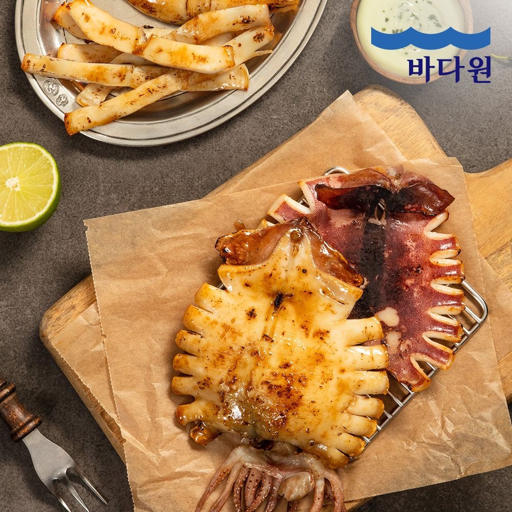 바다원 국내산 촉촉한 피데기 반건조 오징어 10미 1.2kg 대