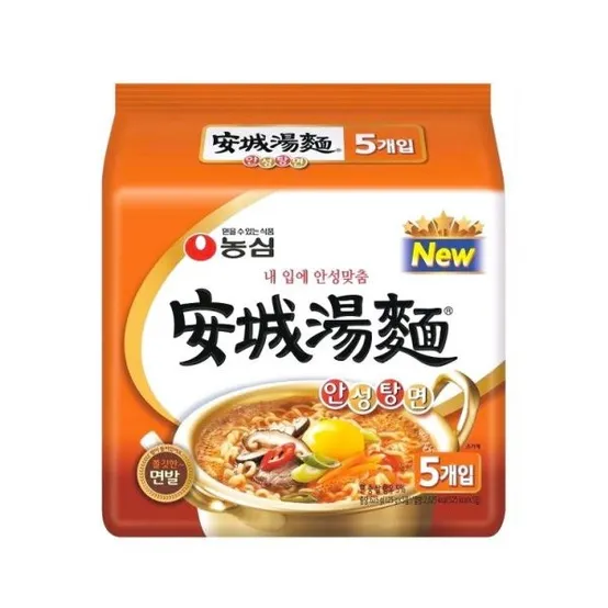 농심 안성탕면 125G (5개)