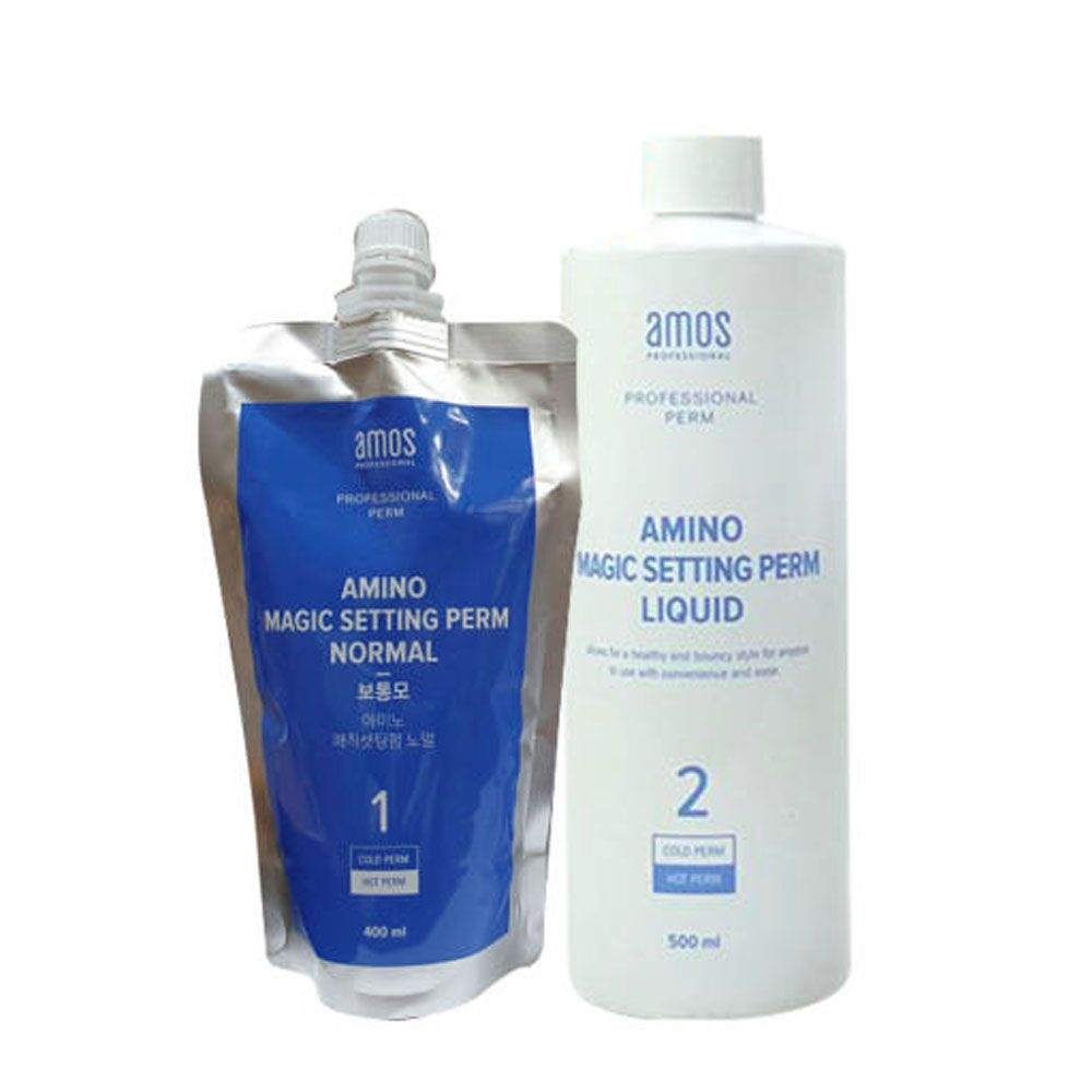 아모스프로페셔널 아모스 아미노 매직셋팅펌 노멀 400ml+리퀴드 500ml