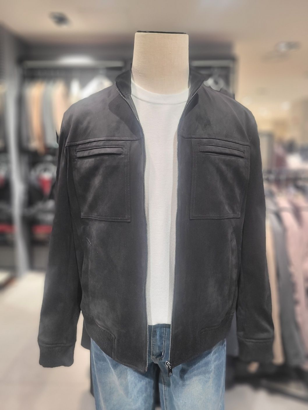 [롯데백화점] 바쏘 25s/s 블랙 비건레더 스웨이드 차아나카라 점퍼 WSZ5UA26 LE1218886948