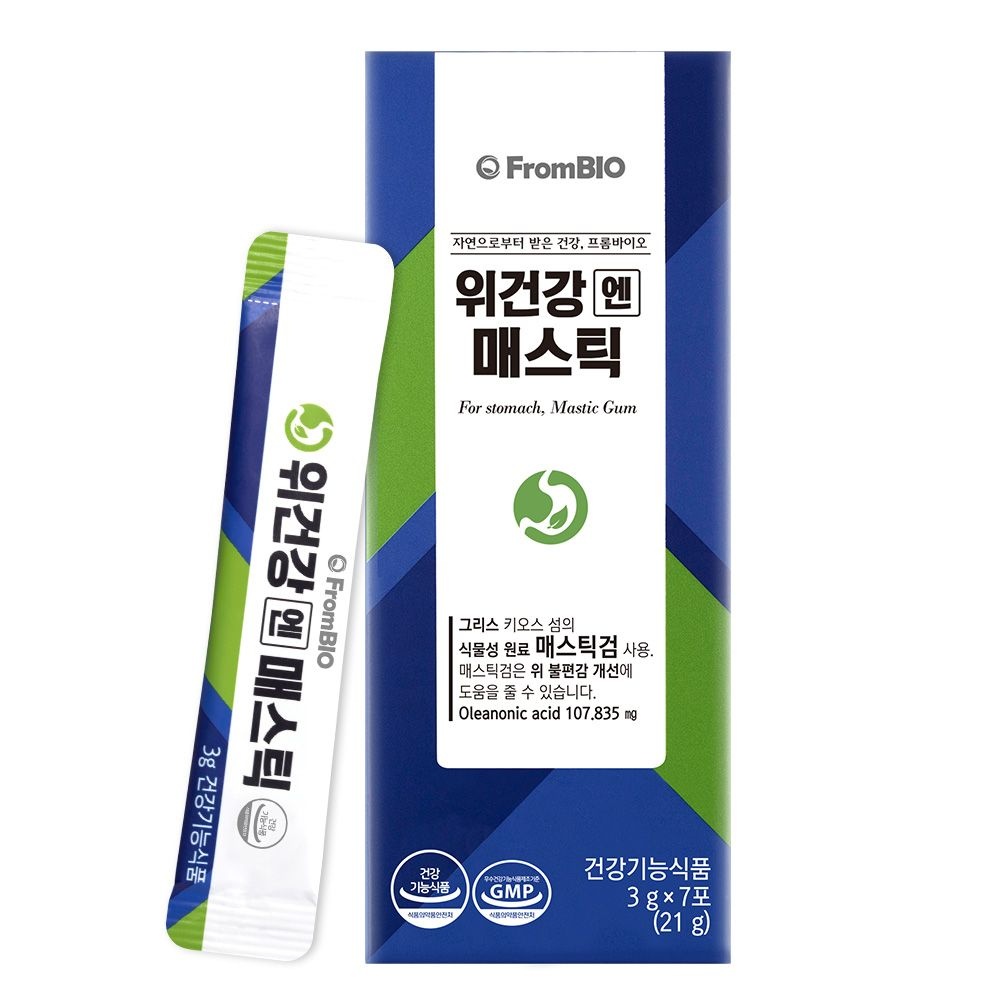 프롬바이오 [본사][체험팩] 프롬바이오 위건강엔 매스틱 7포 1박스 / 7일분/키오스/매스틱검/개별인정원료