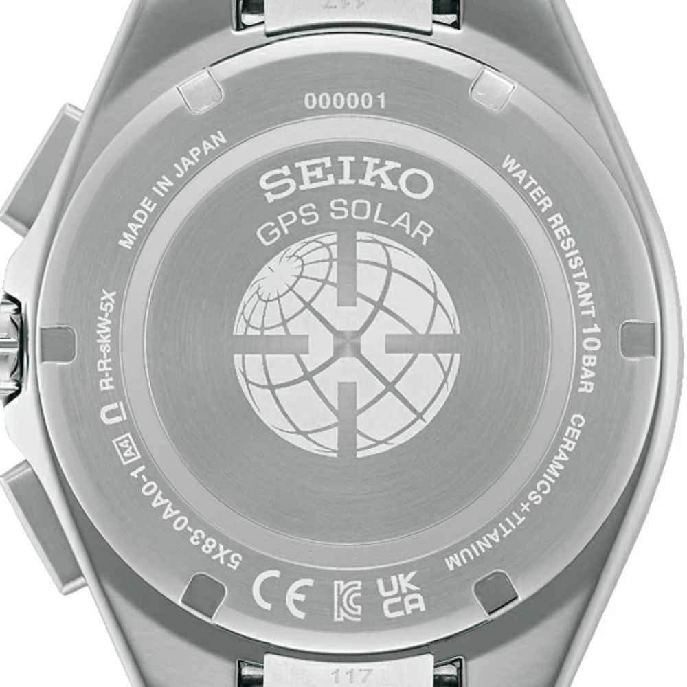 세이코 아스트론 넥스터 2025년 모델 남성 티타늄 손목시계 SBXC181