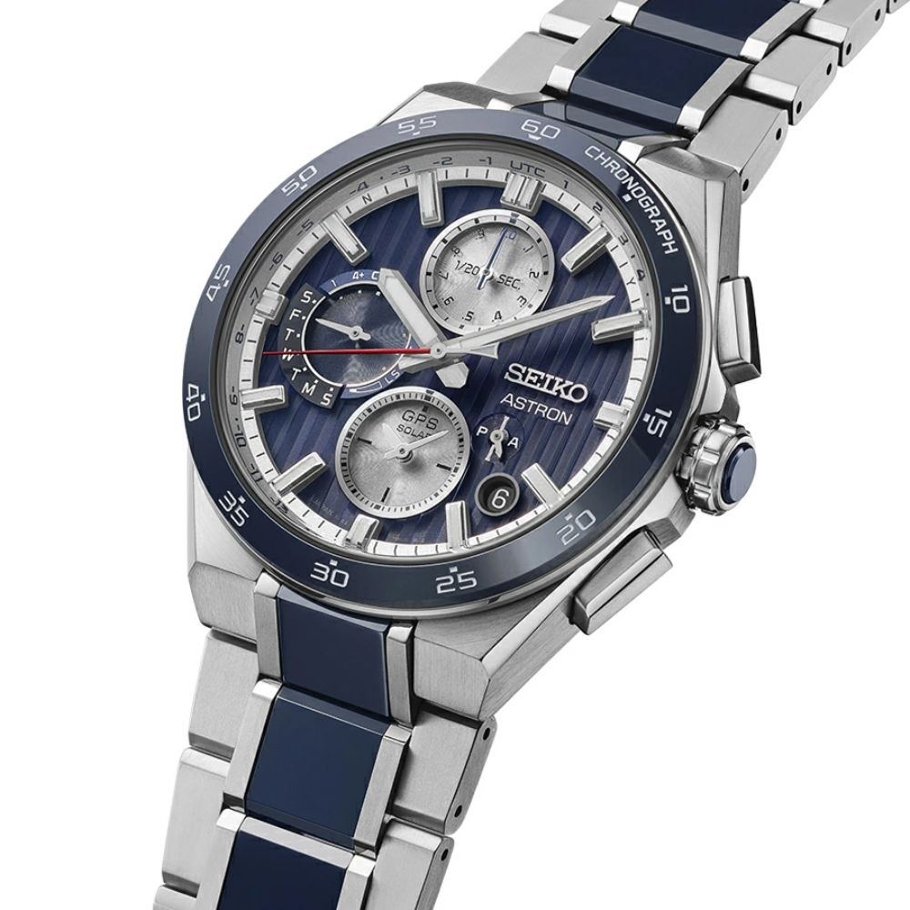 세이코 아스트론 넥스터 2025년 모델 남성 티타늄 손목시계 SBXC181