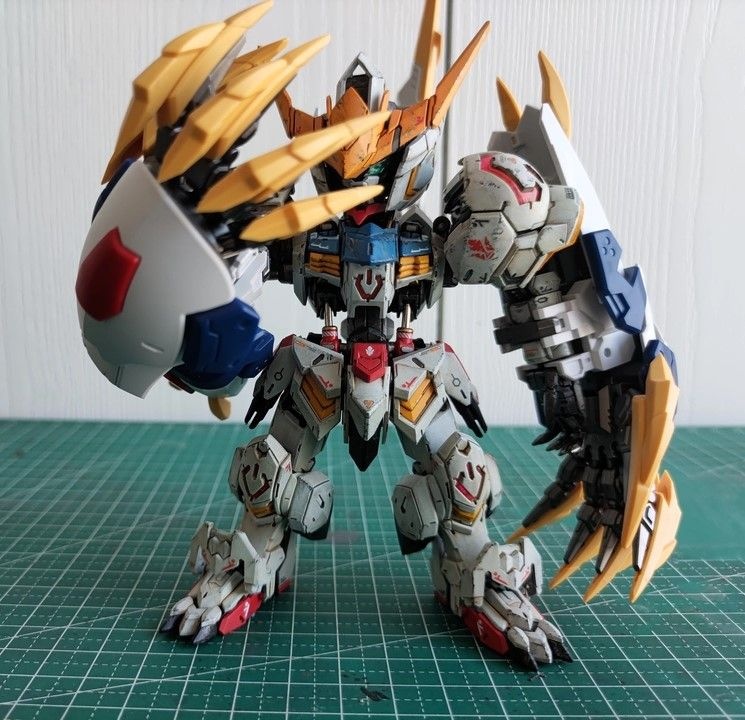 [해외] hg mgsd 발바토스 루프스 렉스 건담 암드아머 클로 이펙트 유닛 파츠 건프라 조립 프라모델
