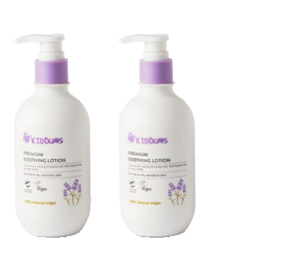 키덤스 프리미엄 아기 수딩 로션 300ml 2+1 신생아 베이비 코스모스 유기농 비건 유아