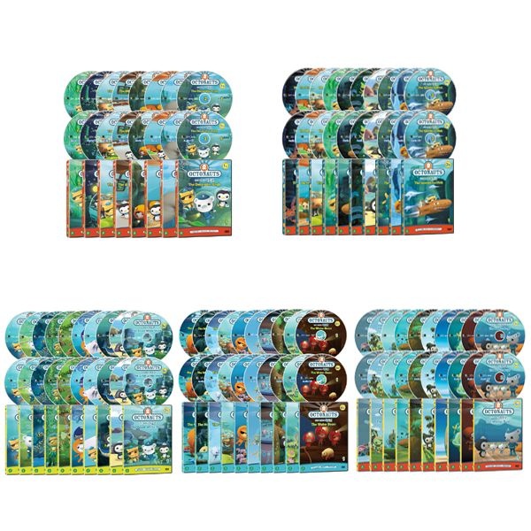 [DVD]바다 탐험대 OCTONAUTS 1+2+3+4+5집 96종세트 (바다 생물 포스터 5종+ 생물카드 증정)