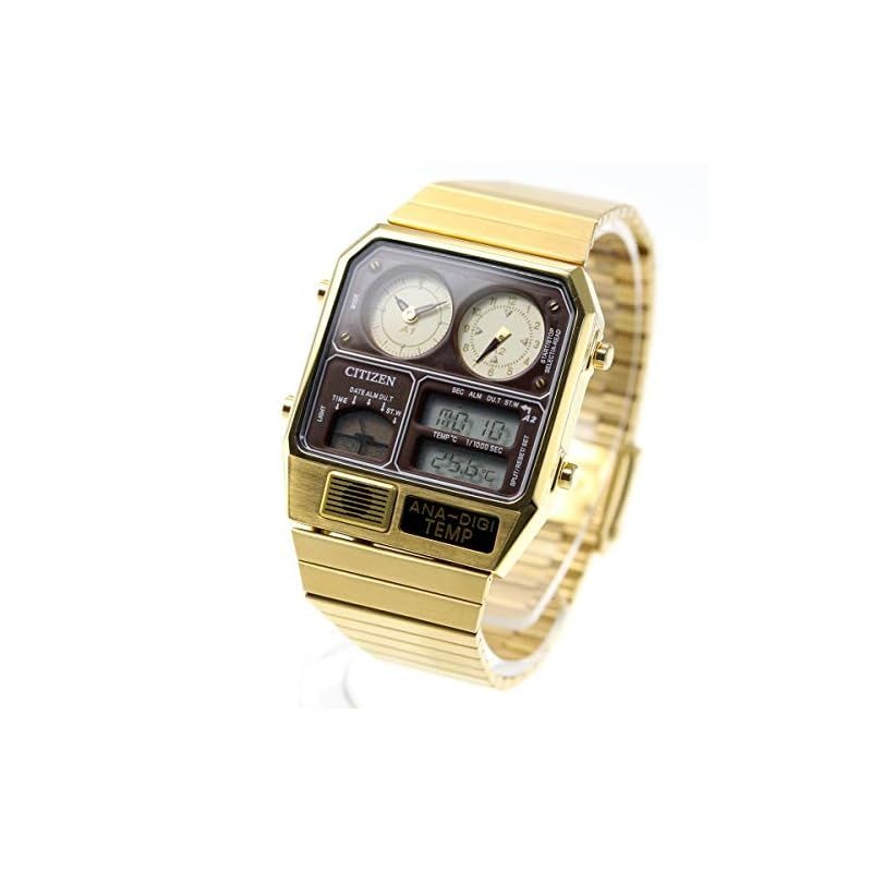 [해외] 시티즌 CITIZEN 아나디지템프 ANA-DIGITEMP 복각 모델 손목시계 골드 JG2103-72X